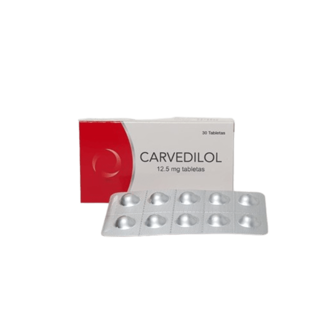 CARVEDILOL 12.5mg Tabletas
