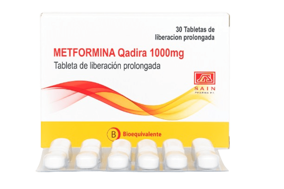 METFORMINA 1000mg Tableta de liberación prolongada